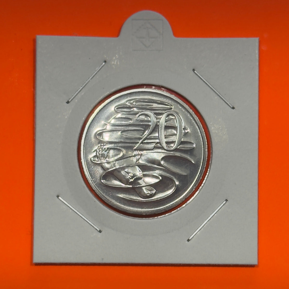 1998 20 Cent Coin - Choice Uncirculated - ex mint set coin - comes in 2x2