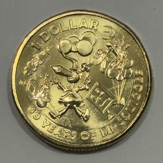 2019 $1 Coin - Mr Squiggle & Friends - Uncirculated - Ex Mint set - comes in 2x2