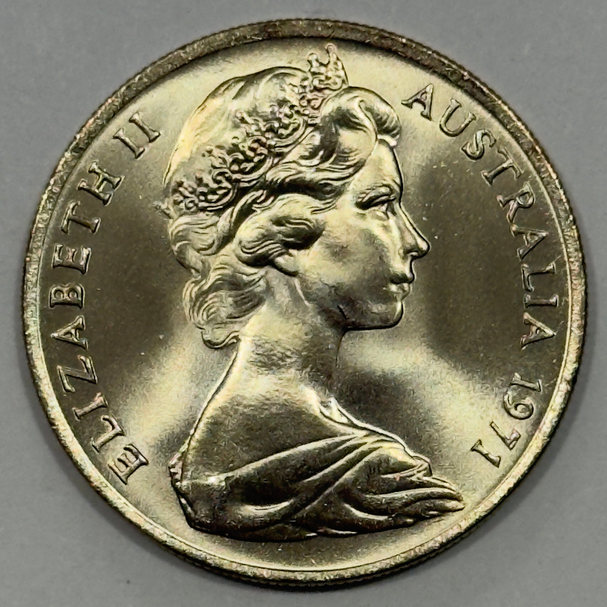 1971 10 Cent Coin - Uncirculated Ex RAM Roll - Beautiful Luster