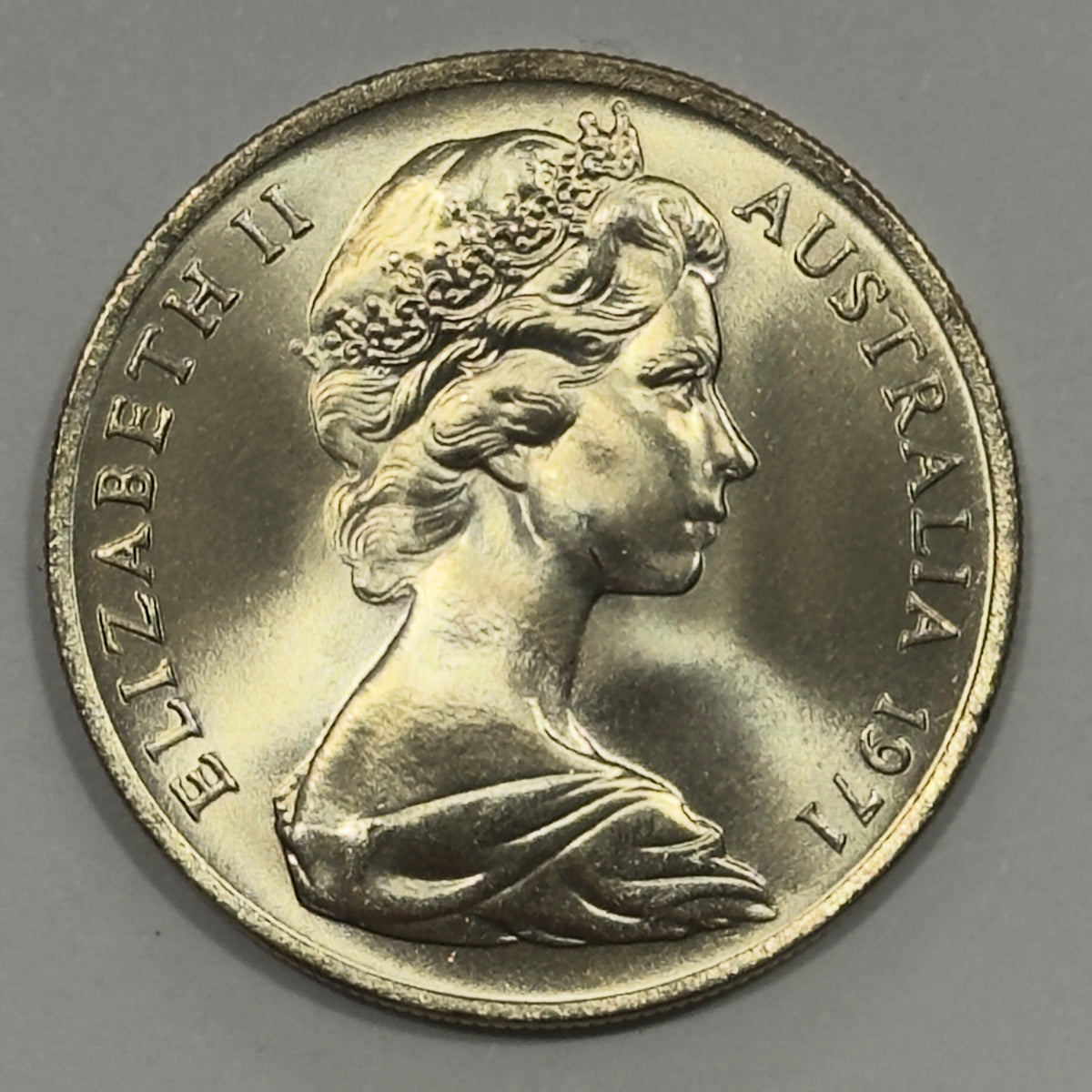 1971 10 Cent Coin - Uncirculated Ex RAM Roll - Beautiful Luster
