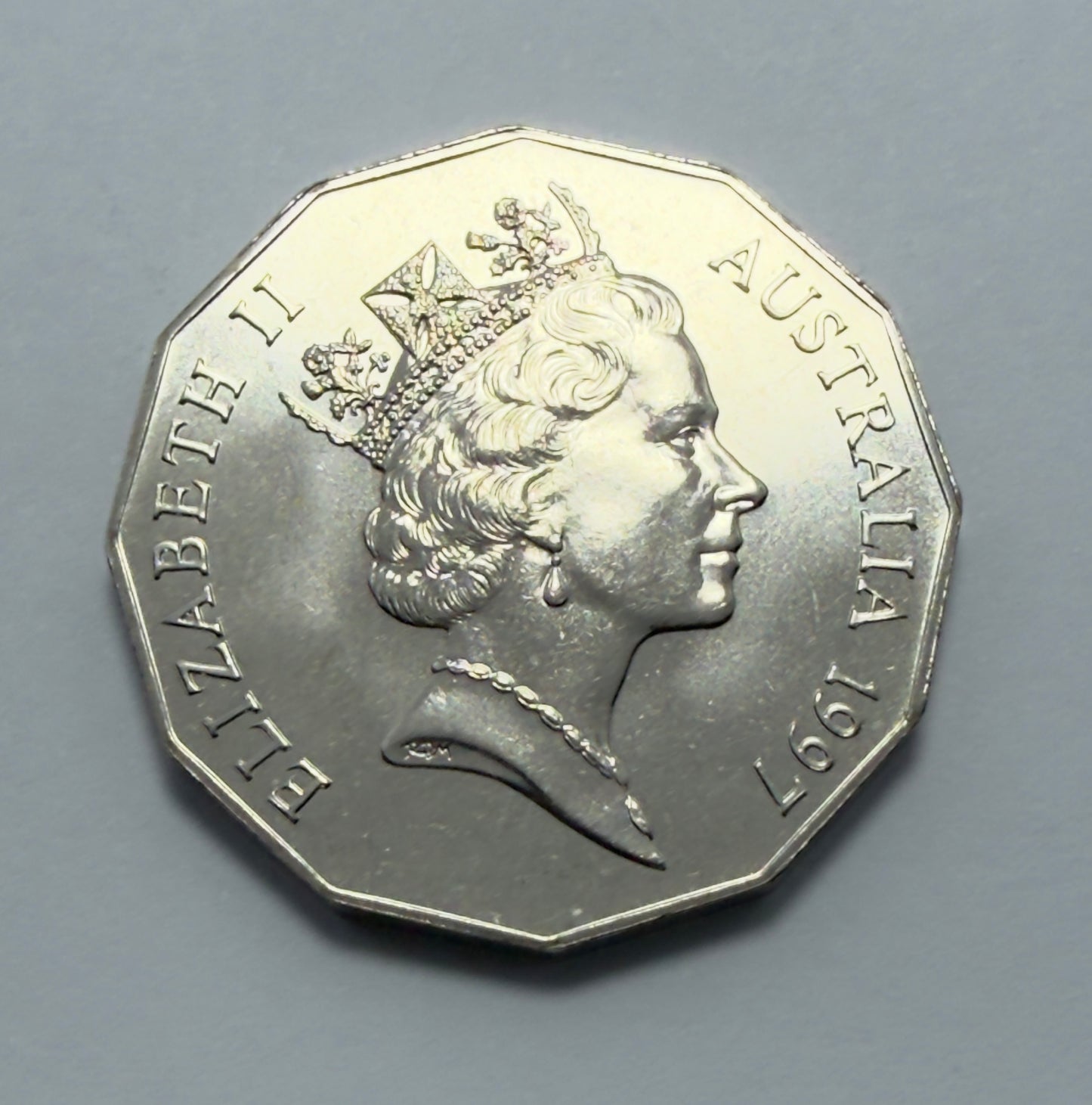 1997 50 Cent COA - Uncirculated - Ex Mint set - LOW MINTAGE 4.3 million