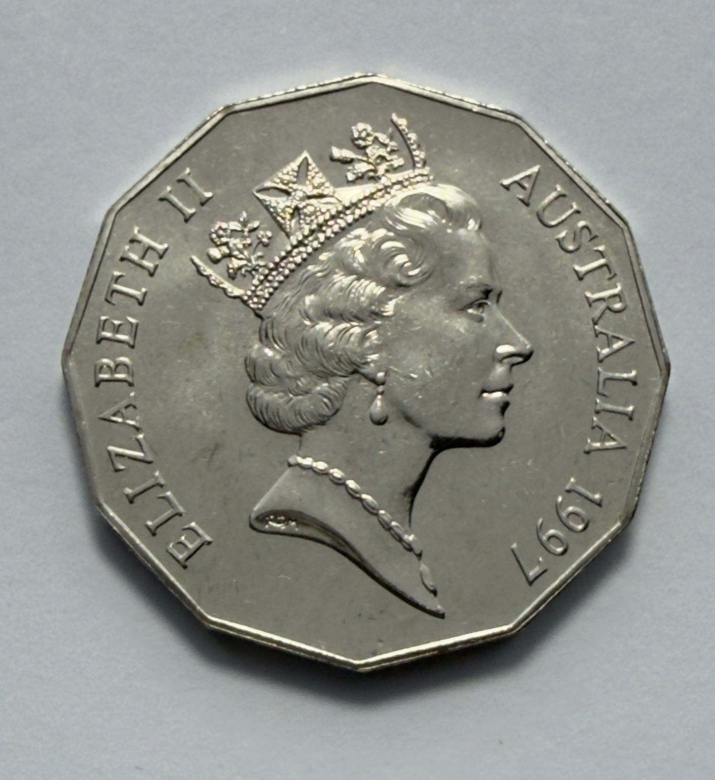 1997 50 Cent COA - Uncirculated - Ex Mint set - LOW MINTAGE 4.3 million