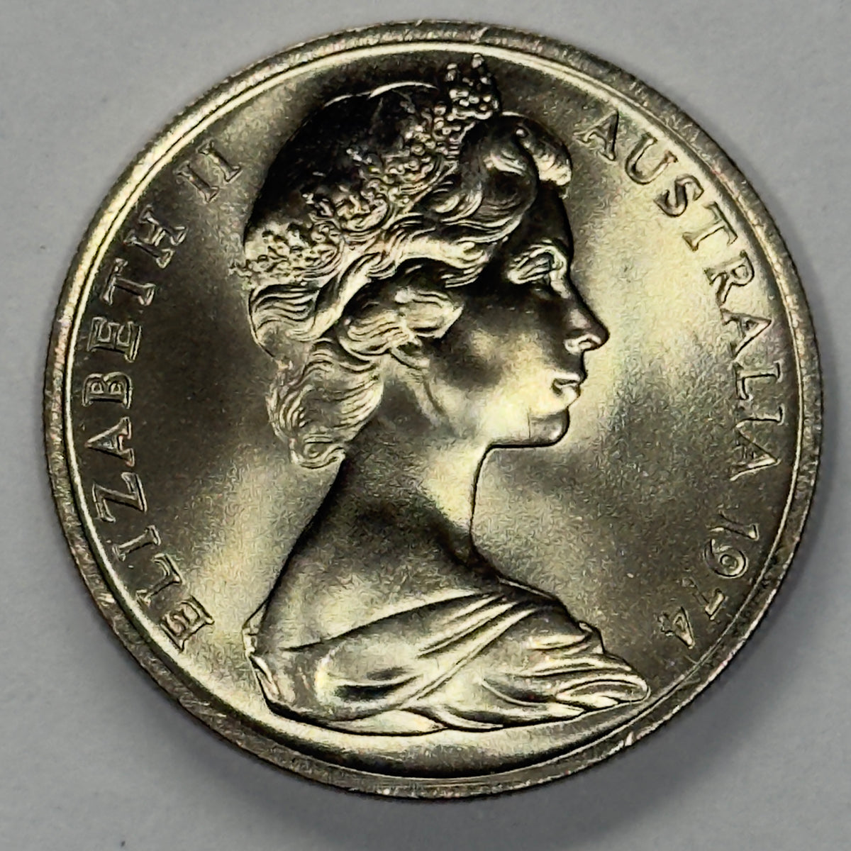 1974 10 Cent Coin - Uncirculated 10c - Ex RAM Roll Ten Cent - comes in 2x2