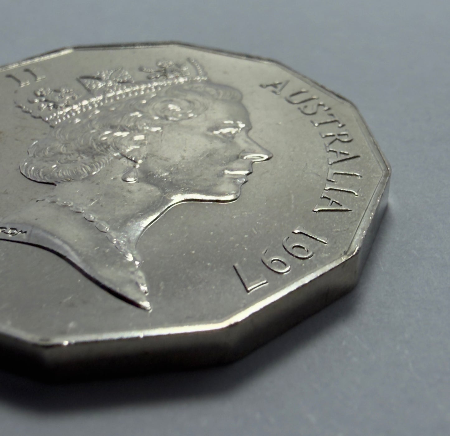 1997 50 Cent COA - Uncirculated - Ex Mint set - LOW MINTAGE 4.3 million