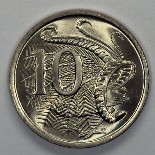 1974 10 Cent Coin - Uncirculated 10c - Ex RAM Roll Ten Cent - comes in 2x2