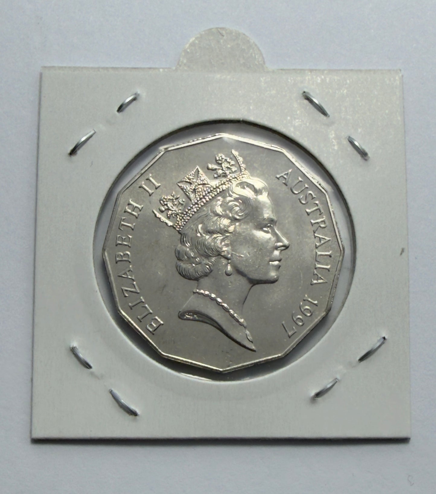 1997 50 Cent COA - Uncirculated - Ex Mint set - LOW MINTAGE 4.3 million