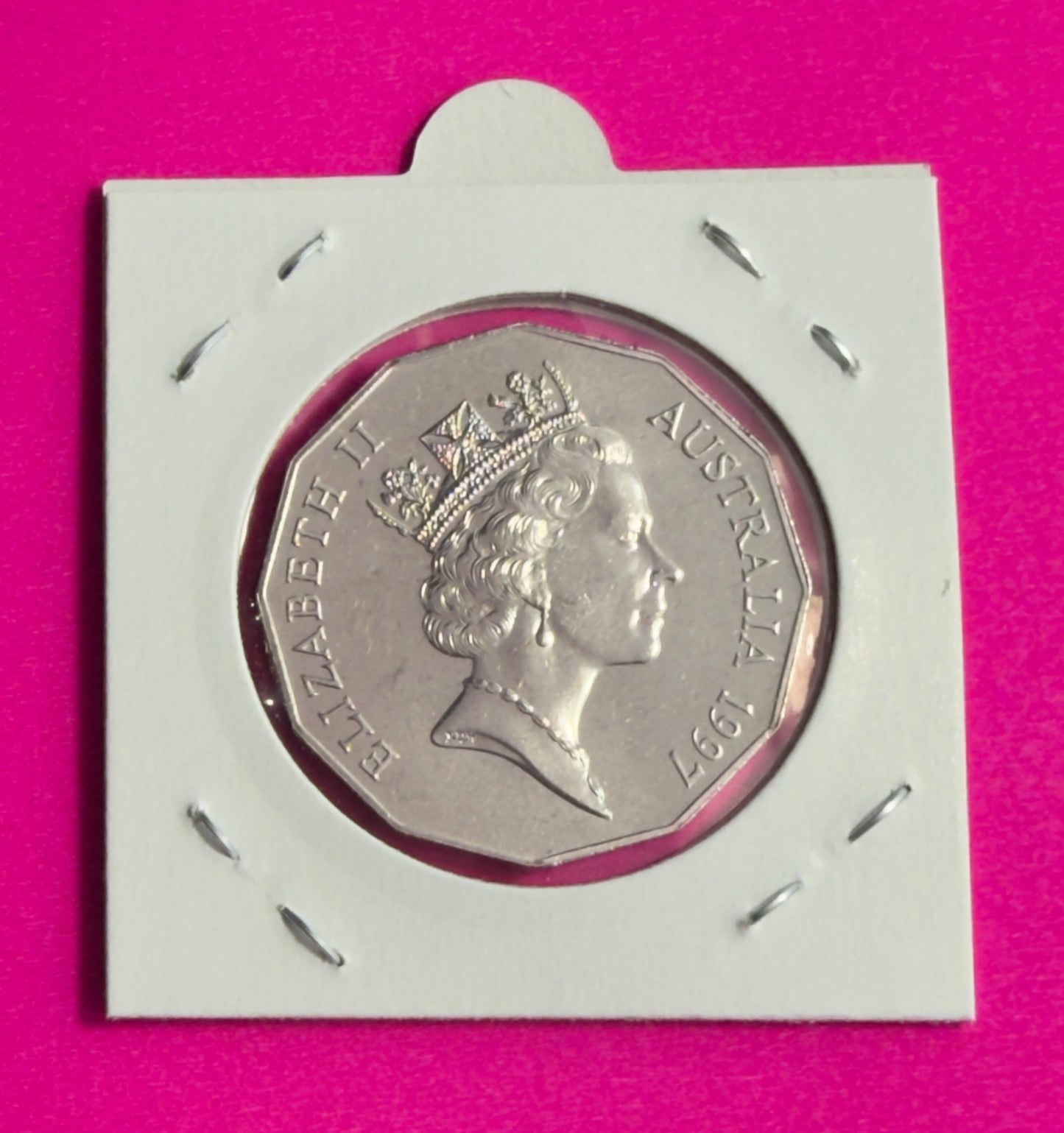 1997 50 Cent COA - Uncirculated - Ex Mint set - LOW MINTAGE 4.3 million