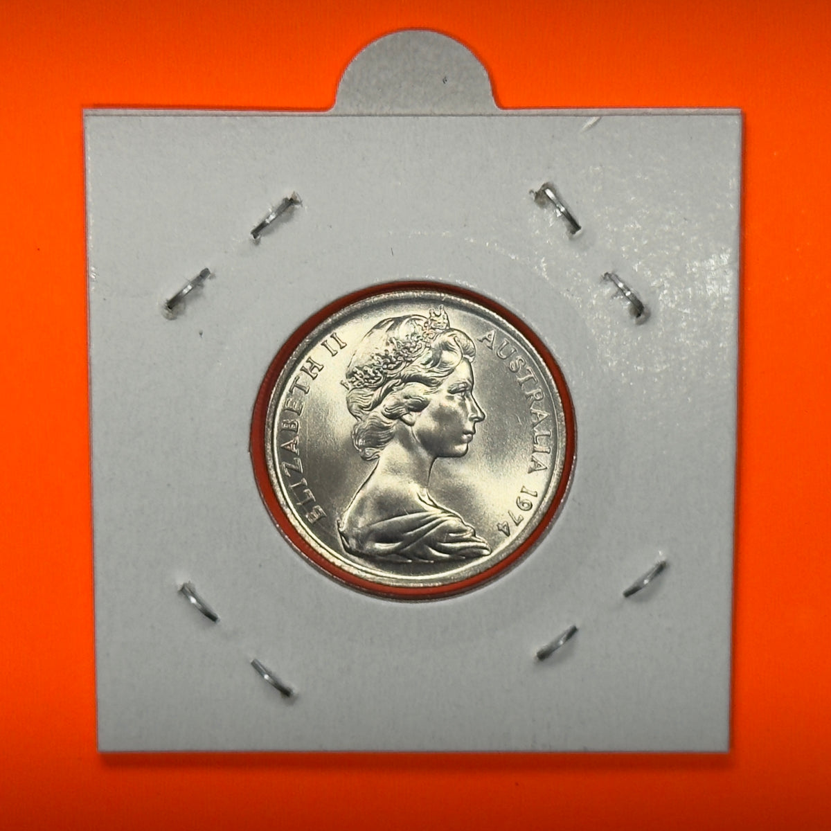 1974 10 Cent Coin - Uncirculated 10c - Ex RAM Roll Ten Cent - comes in 2x2