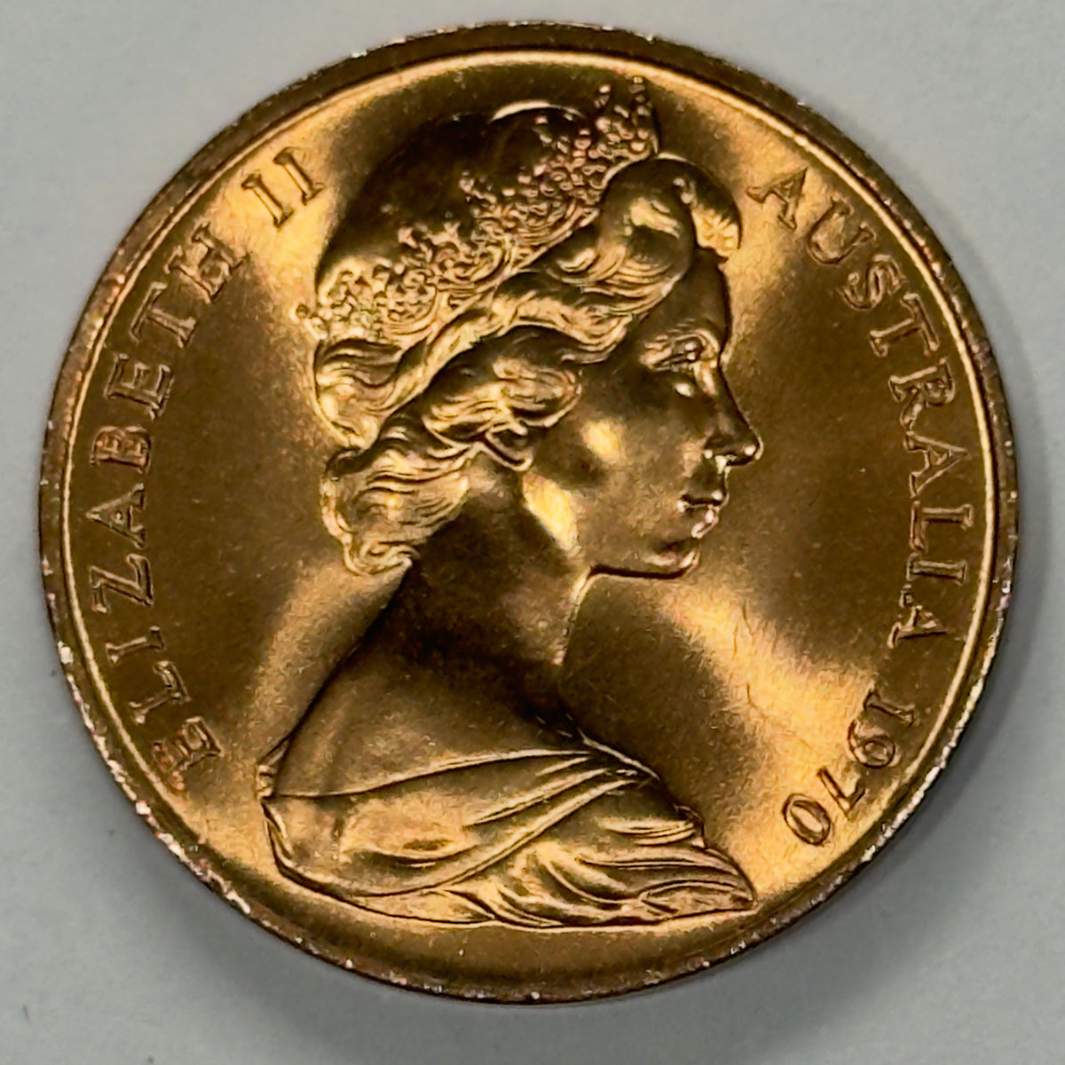 1970 2 Cent Coin - Uncirculated - Two Cent- 2c - comes in 2x2