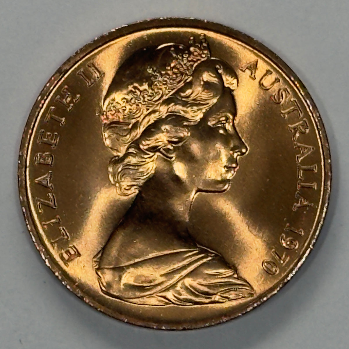 1970 2 Cent Coin - Uncirculated - Two Cent- 2c - comes in 2x2
