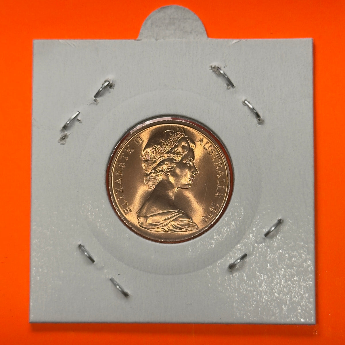 1970 2 Cent Coin - Uncirculated - Two Cent- 2c - comes in 2x2
