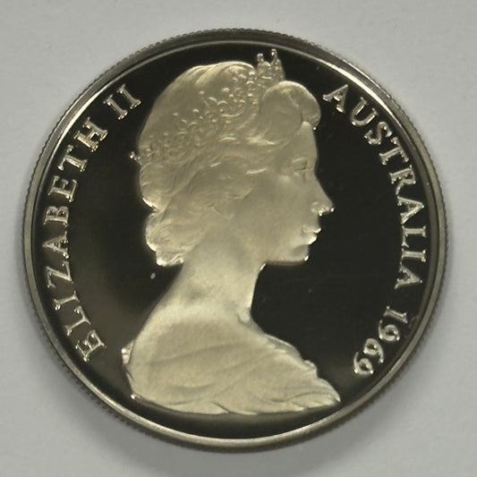 1969 10 Cent PROOF Coin - Ten Cent Proof Coin 10c - comes in 2x2