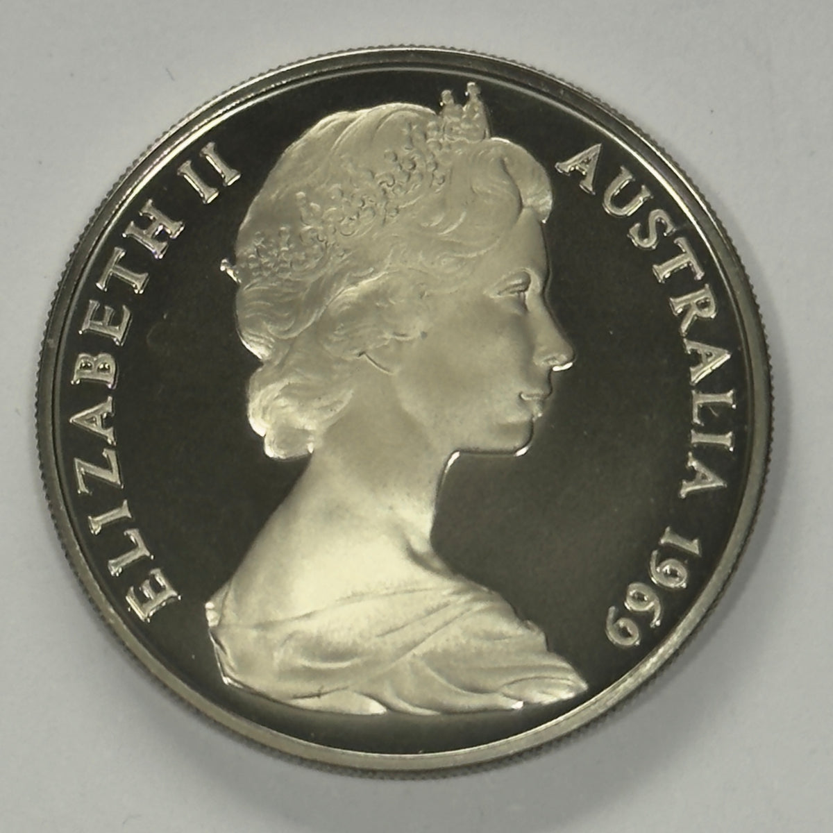 1969 20 Cent PROOF Coin - Twenty Cent Proof Coin 20c - comes in 2x2