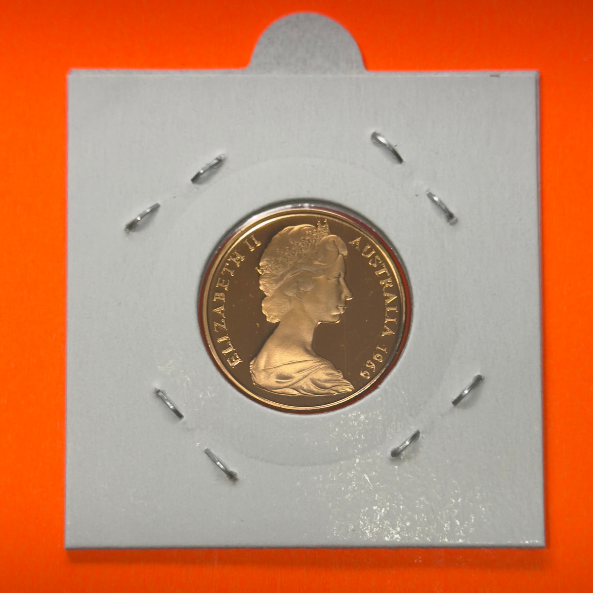 1969 2 Cent PROOF Coin - Two Cent Proof Coin - 2c - comes in 2x2