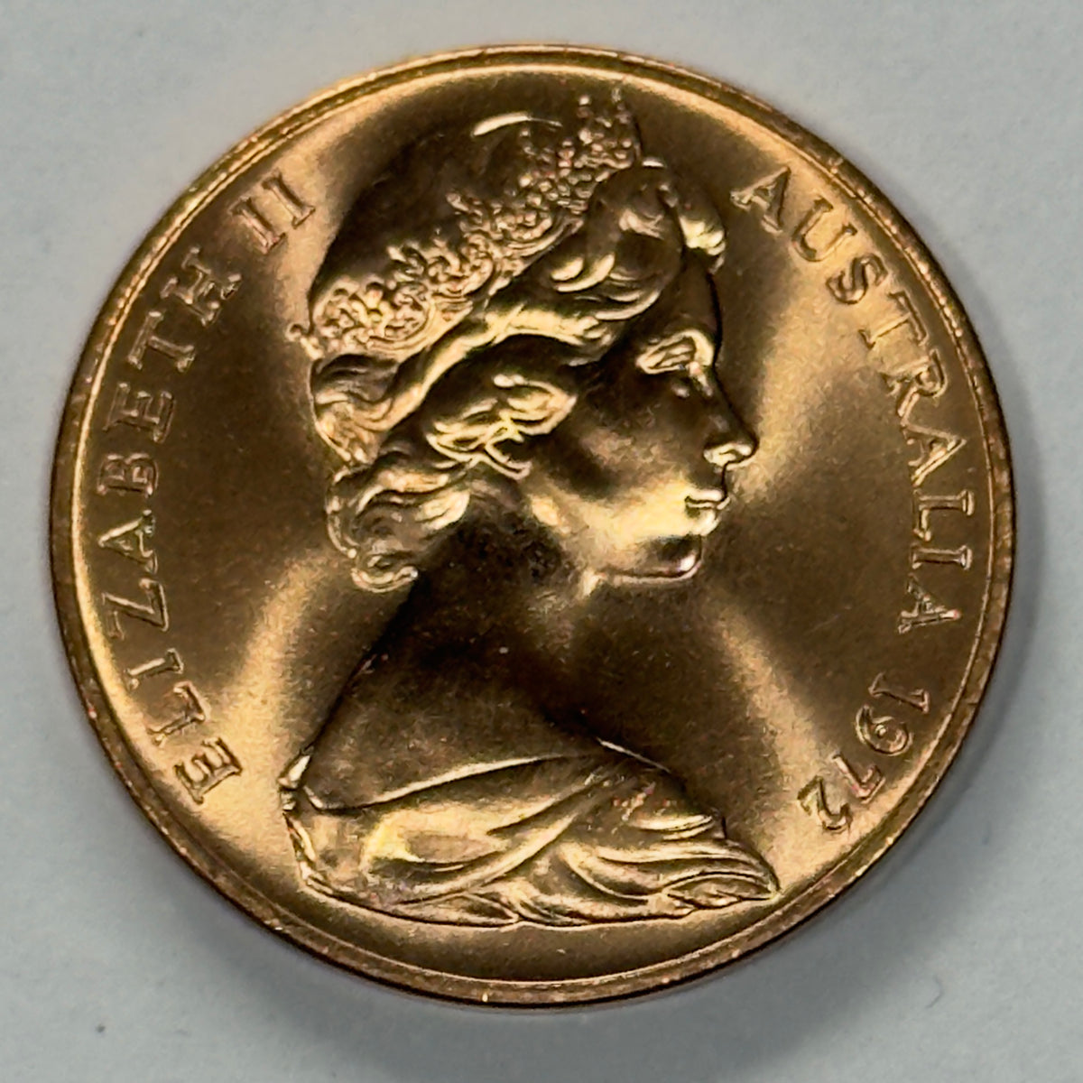 1972 2 Cent Coin - Uncirculated - Two Cent - comes in 2x2