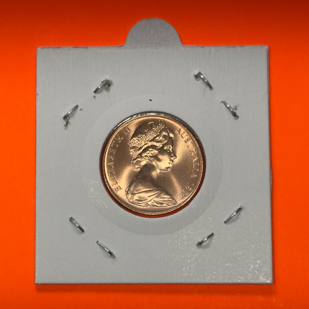 1972 2 Cent Coin - Uncirculated - Two Cent - comes in 2x2