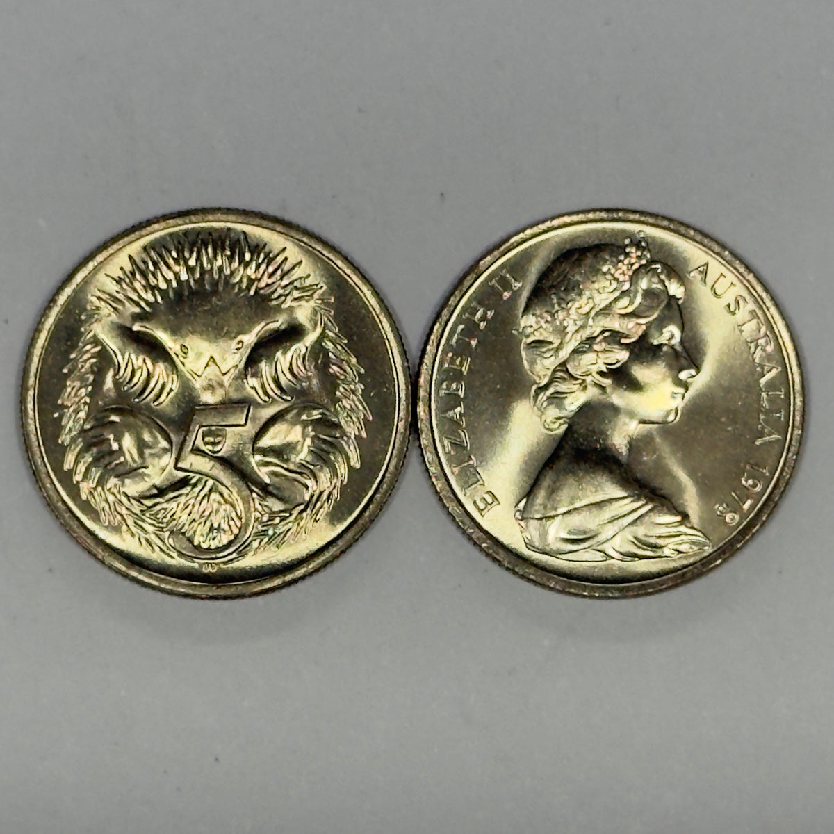 1978 5 Cent Coin - Uncirculated - Five Cent - Ex RAM Roll - 5c comes in 2x2