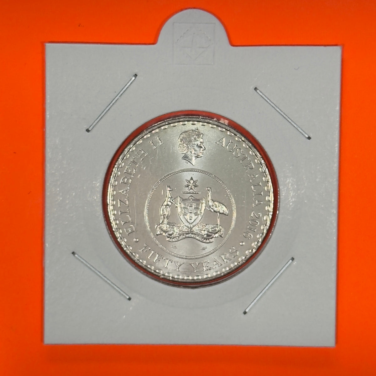 2016 20 Cent Coin - Decimal Currency Changeover - Uncirculated - comes in 2x2