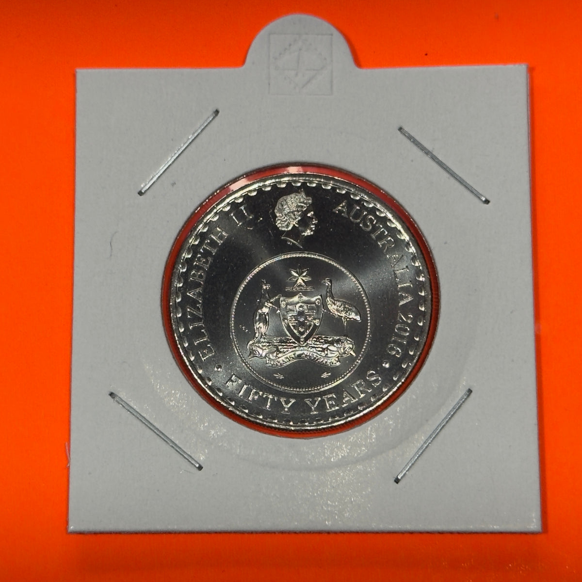 2016 20 Cent Coin - Decimal Currency Changeover - Uncirculated - comes in 2x2