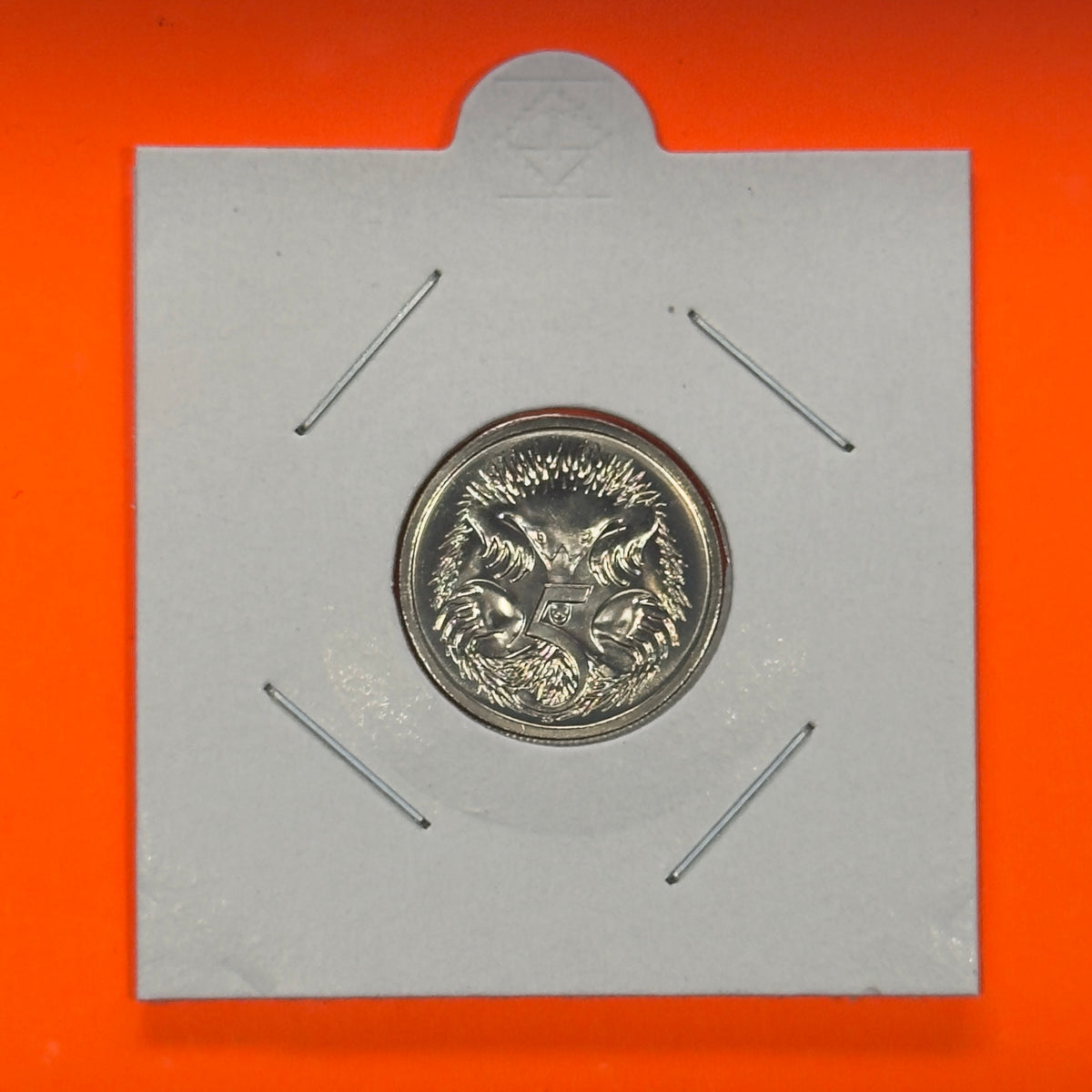 1988 5 Cent Coin - Choice Uncirculated 5c - Five Cent - Ex Mint Set - in 2x2