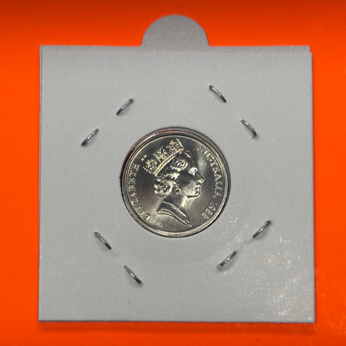 1988 5 Cent Coin - Choice Uncirculated 5c - Five Cent - Ex Mint Set - in 2x2
