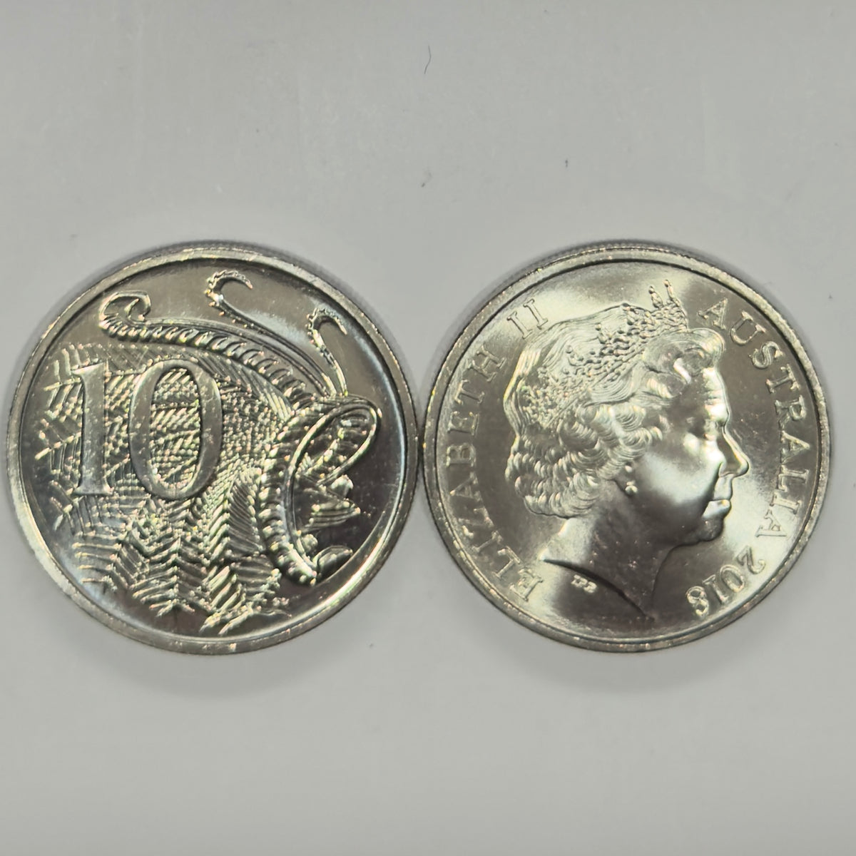 2018 10 Cent Coin - Uncirculated - Low Mintage 3.253 million - comes in 2x2