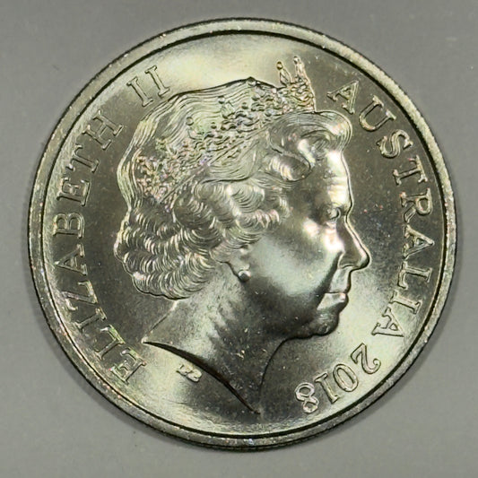 2018 10 Cent Coin - Uncirculated - Low Mintage 3.253 million - comes in 2x2