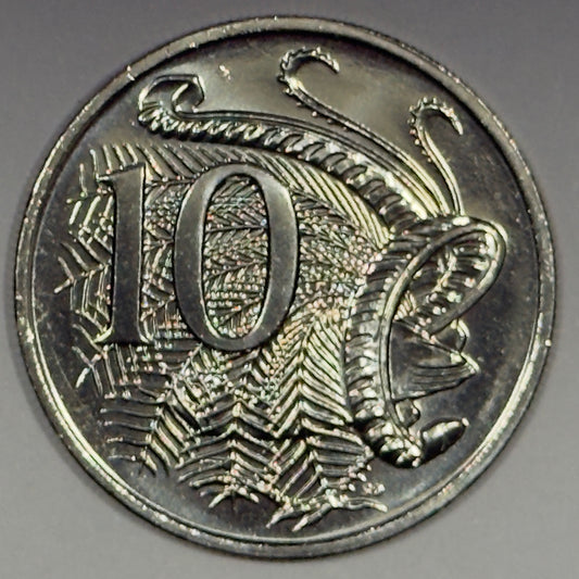 2018 10 Cent Coin - Uncirculated - Low Mintage 3.253 million - comes in 2x2