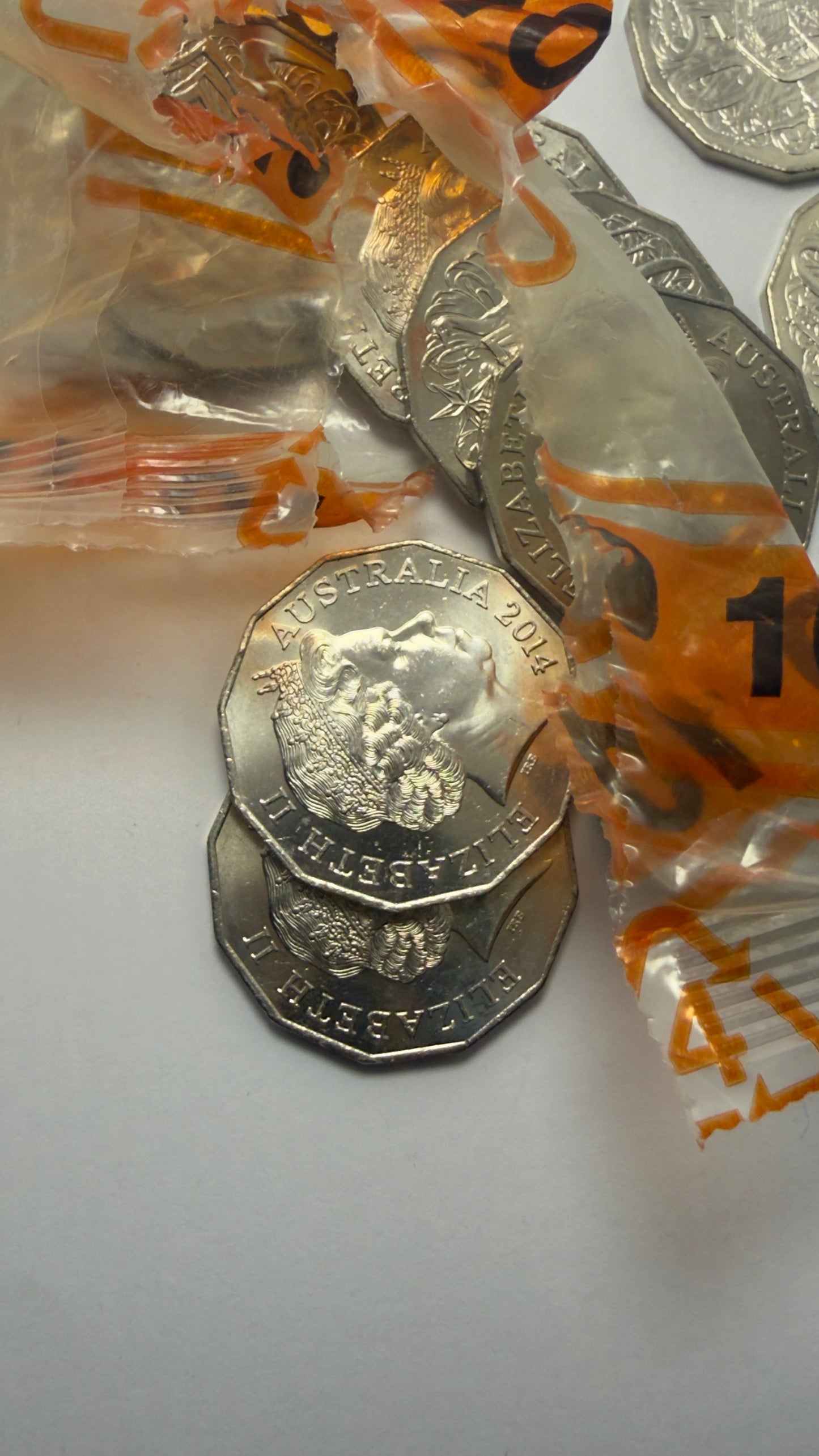 2014 50 Cent Coat of Arms - Fifty Cent Coin 50c - Uncirculated -comes in 2x2