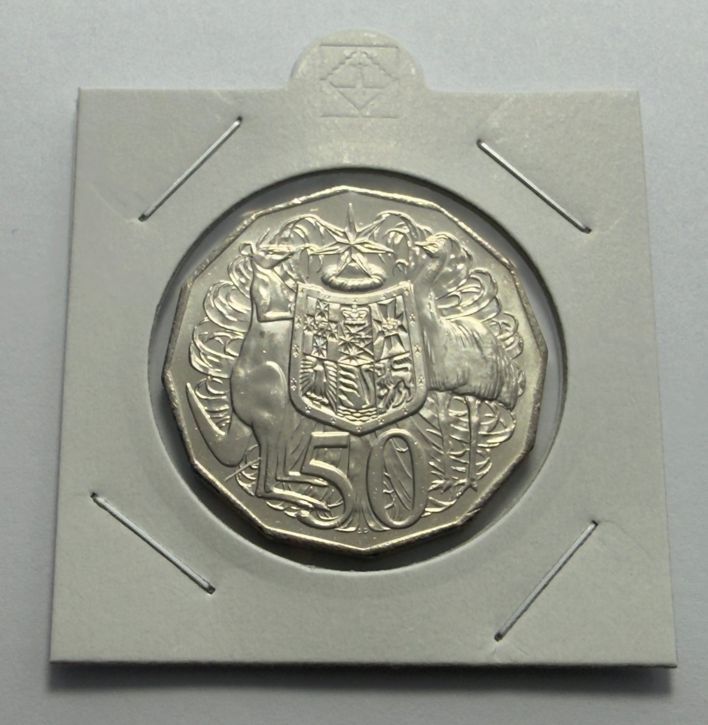 2014 50 Cent Coat of Arms - Fifty Cent Coin 50c - Uncirculated -comes in 2x2