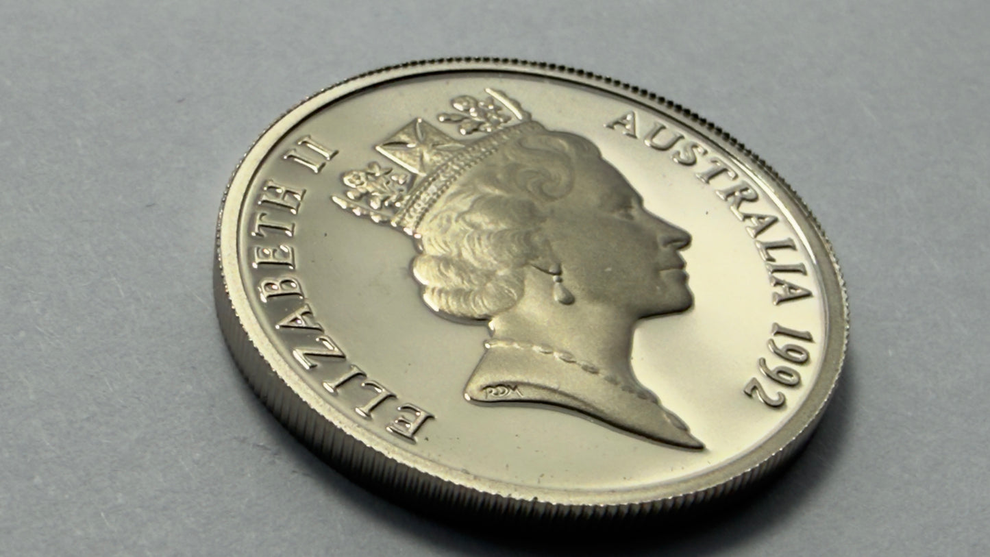 1992 10 Cent Proof Coin - Lyrebird - Ten Cent - comes in 2x2