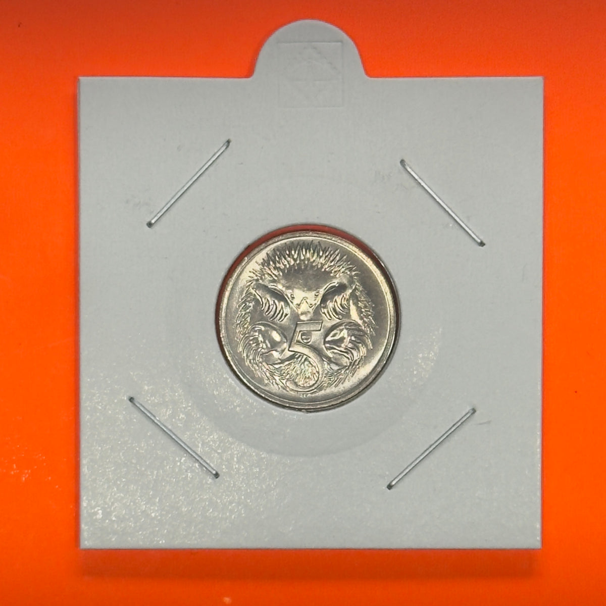 1977 5 Cent Coin - Uncirculated - Five Cent Coin - comes in 2x2