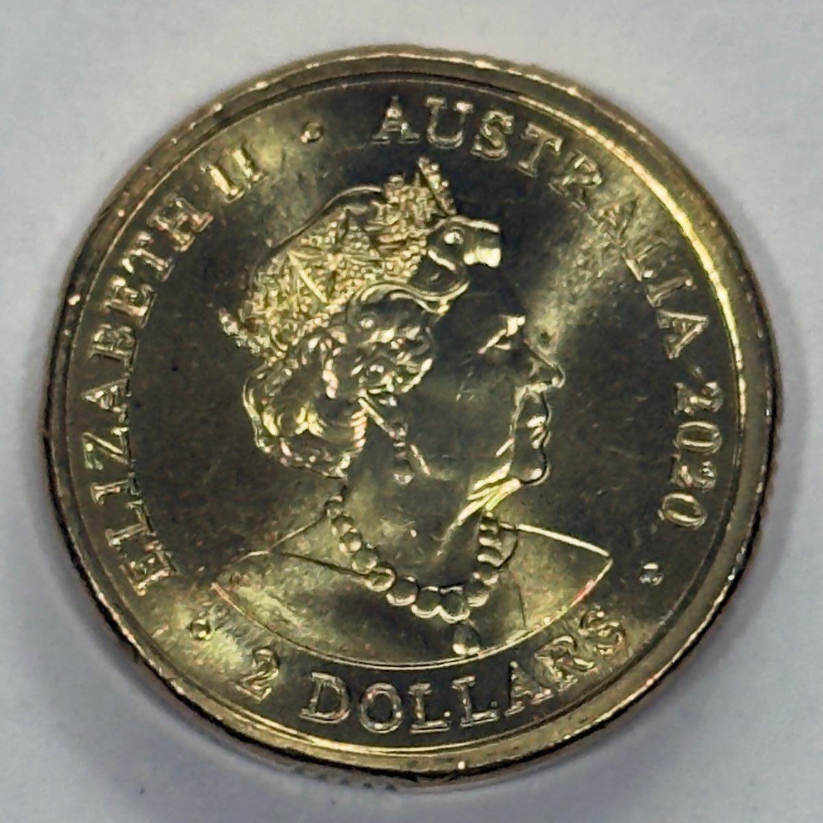 2020 $2 Coloured Coin - Uncirculated - Firefighter - Two Dollar Brave - Comes In 2x2