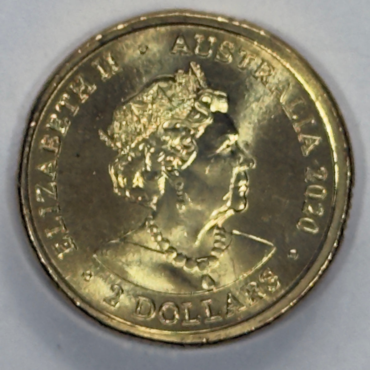 2020 $2 Coloured Coin - Uncirculated - Firefighter - Two Dollar Brave - Comes In 2x2