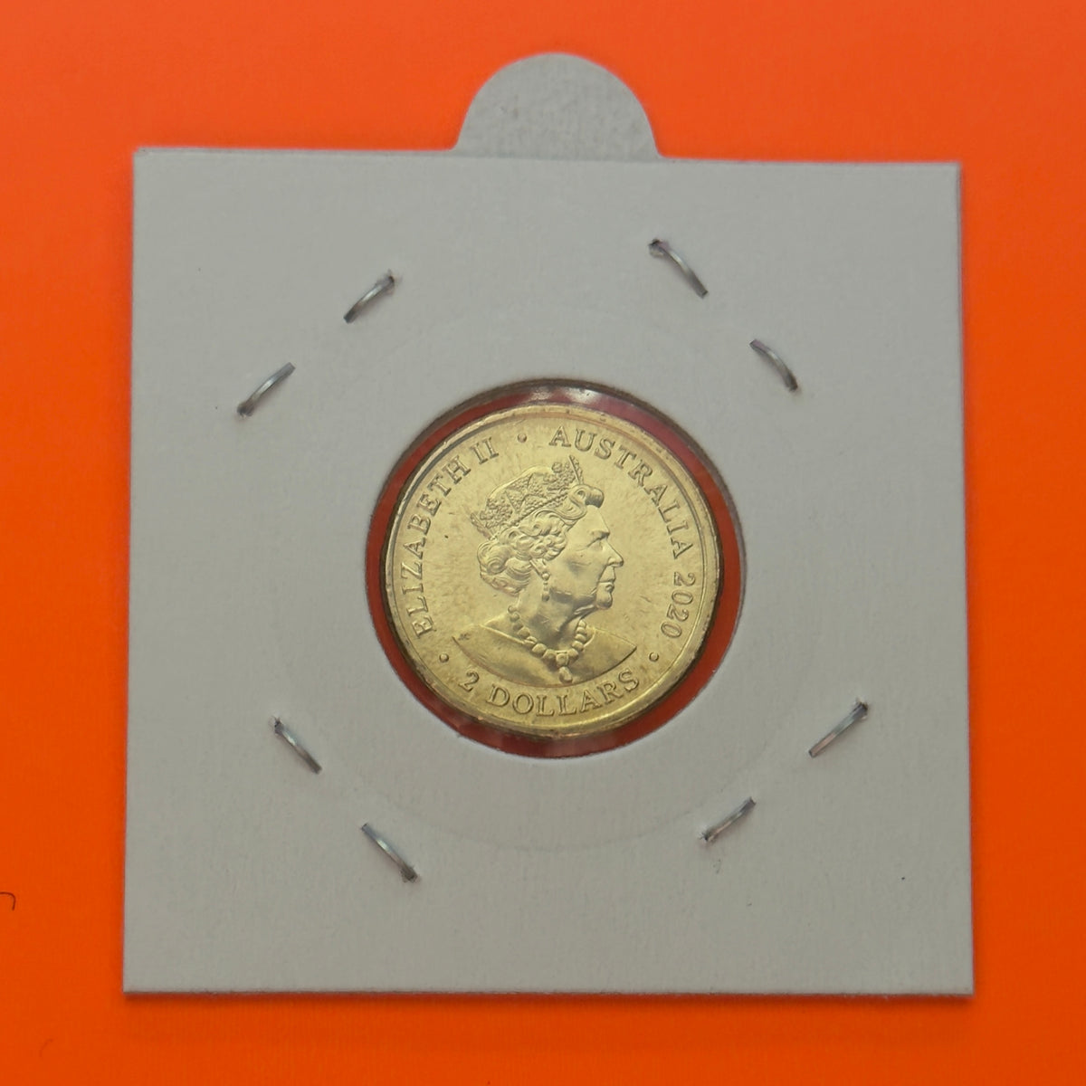 2020 $2 Coloured Coin - Uncirculated - Firefighter - Two Dollar Brave - Comes In 2x2