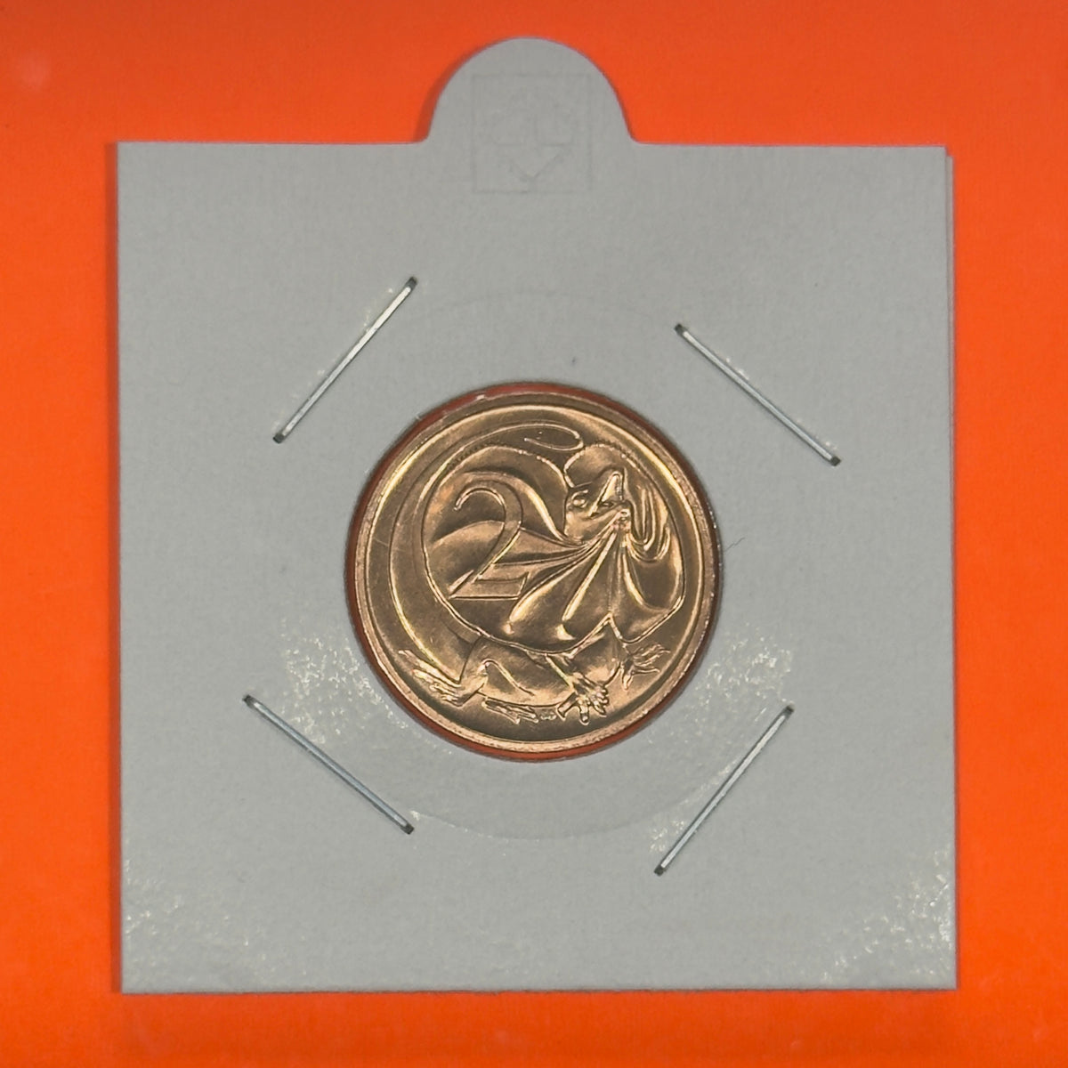 1986 2 Cent Coin - Choice Uncirculated - mint set ONLY coin - comes in 2x2