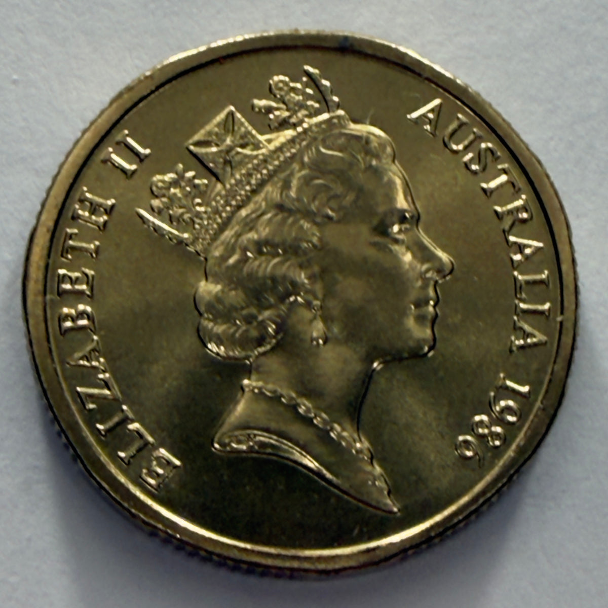 1986 $1 Coin - Choice Uncirculated - Year Of Peace - ex mint set - comes in 2x2