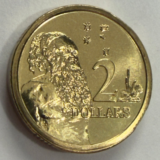 1988 $2 Elder Coin - Uncirculated - Horst Hahne Two Dollar HH - comes in 2x2