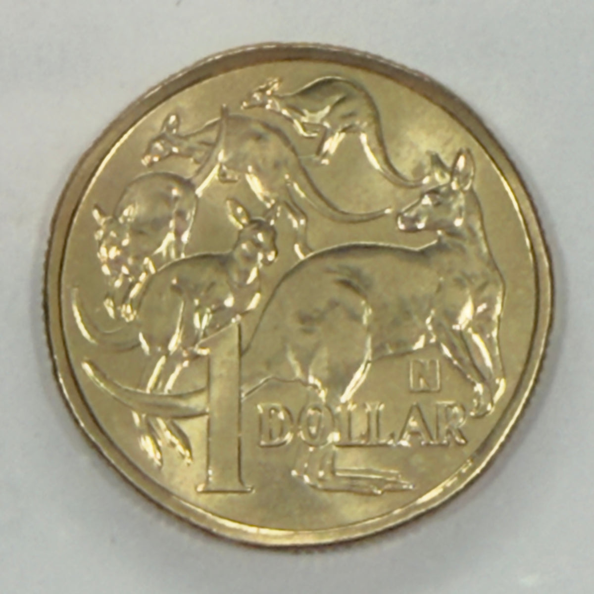 2023 $1 Mob Of Roos - Uncirculated - N Privy - Memorial Obverse - comes in 2x2