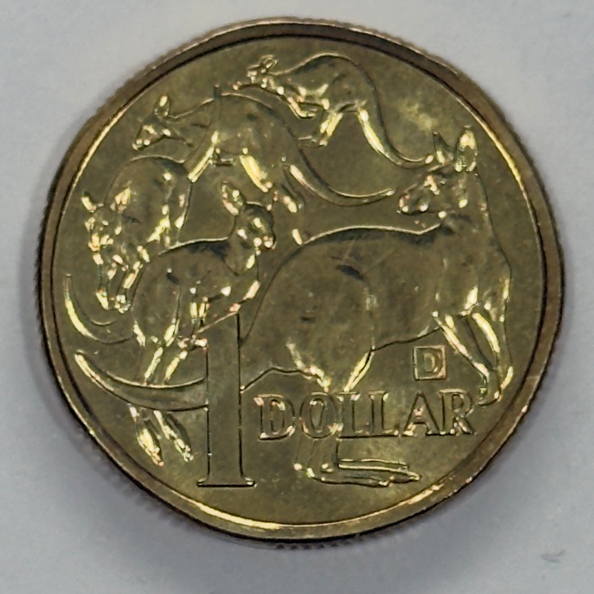 2023 $! Mob Of Roos - Uncirculated - D Privy - Memorial Obverse - comes in 2x2