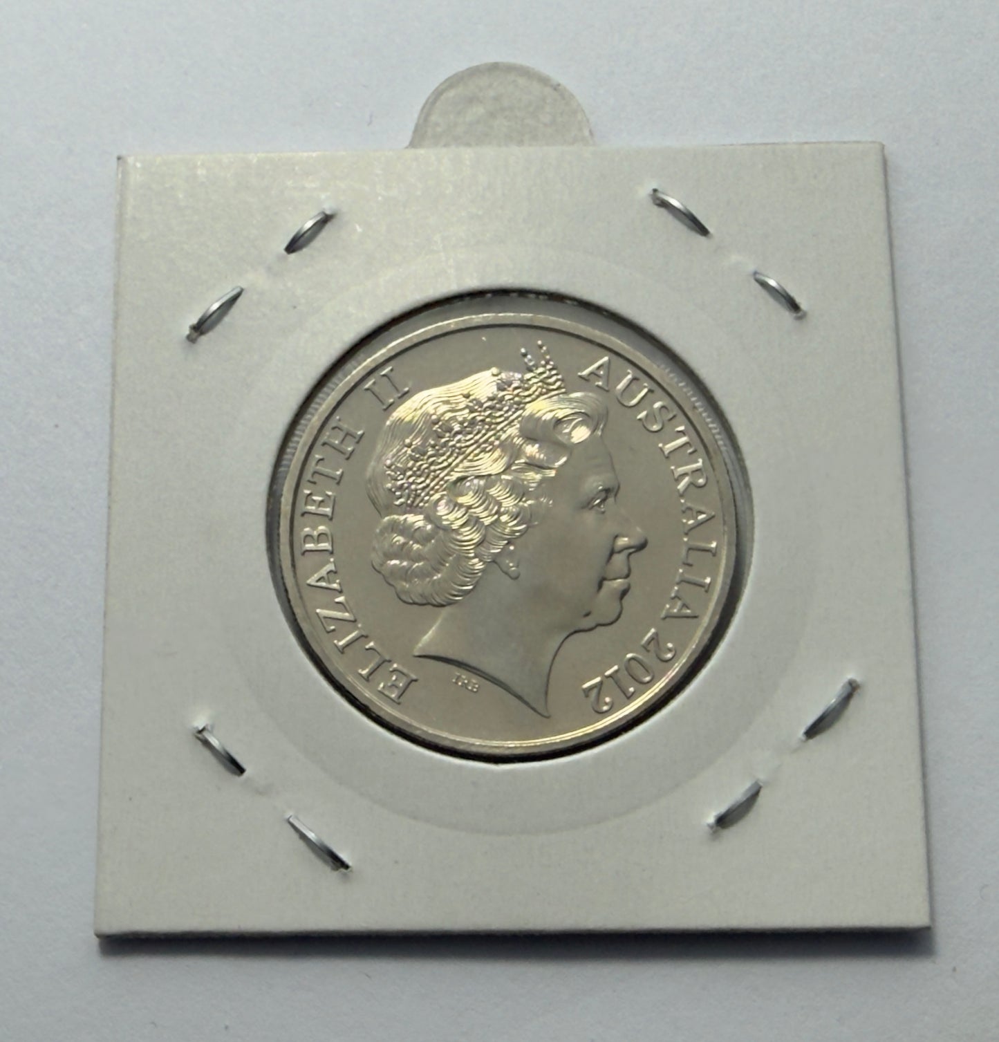2012 20 Cent Coin - Air Raid Shelter - Uncirculated - comes in 2x2