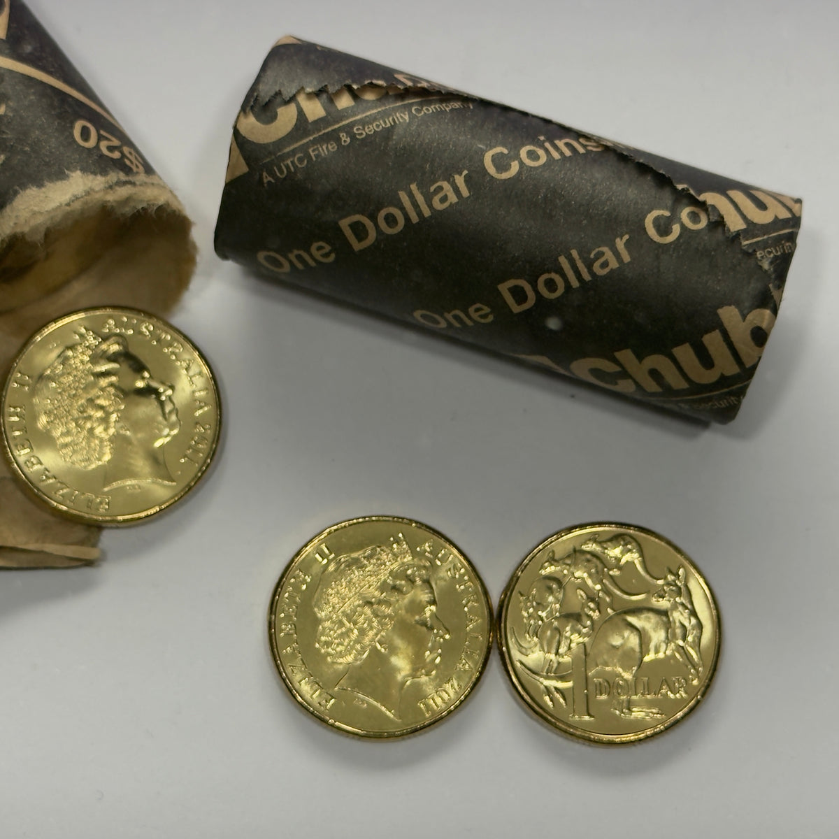2011 $1 Mob Of Roos CHUBB Security Roll - Uncirculated 2011 MOR One Dollar roll of 20