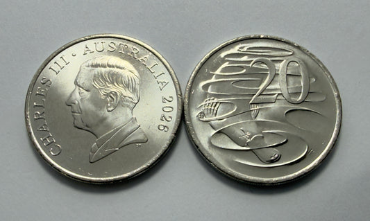 2026 20 Cent Coin - Platypus - Uncirculated - comes in 2x2