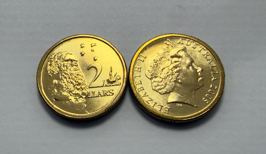 2005 $2 Elder Coin - Uncirculated   - Two Dollar - comes in 2x2