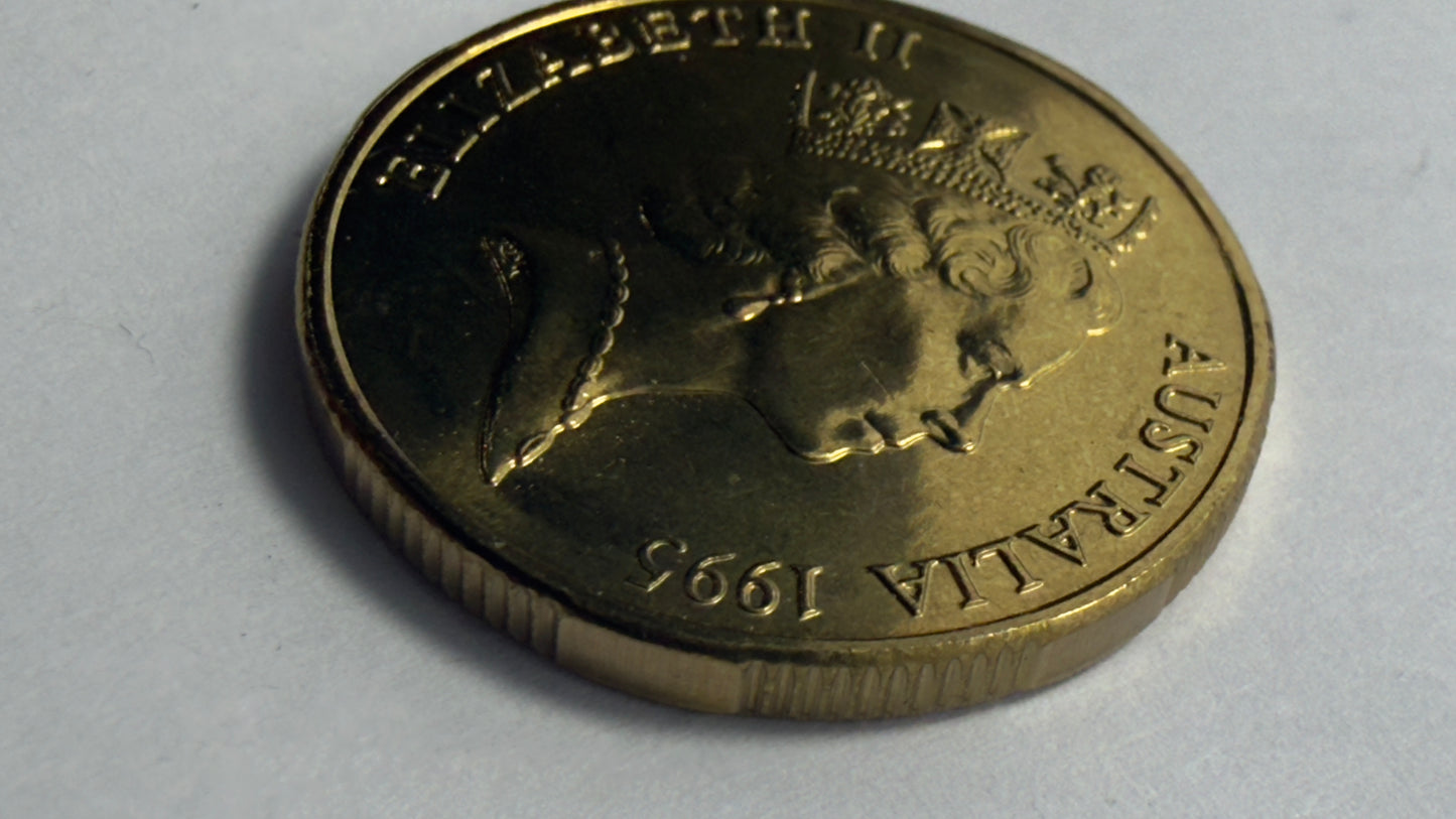 1995 $1 Coin - Choice Uncirculated - One Dollar - Ex MINT SET Coin - in 2x2