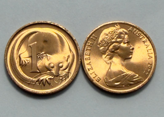 1972 1 Cent Coin - Uncirculated Ex RAM Roll - comes in 2x2