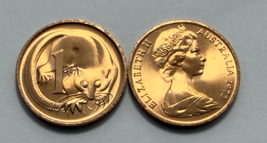 1972 1 Cent Coin - Uncirculated Ex RAM Roll - comes in 2x2