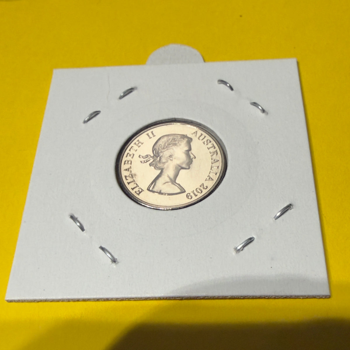 2019 5 Cent 1st Effigy - Mary Gillick - Uncirculated - Only 14,736 Made - 2x2