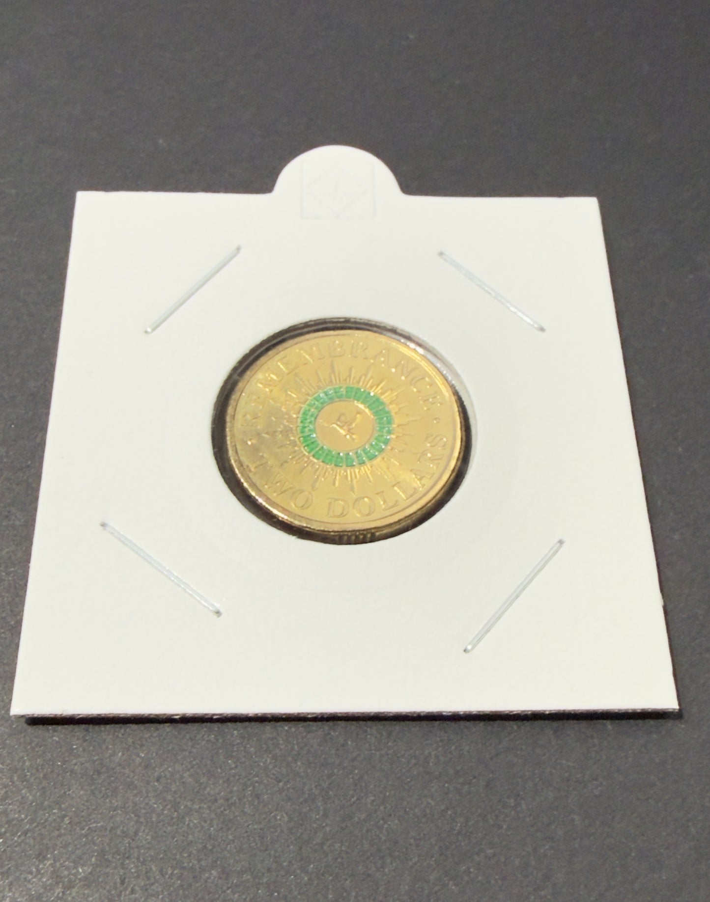 2014 $2 Green Dove Coin - Uncirculated - Two Dollar UNC - comes in 2x2