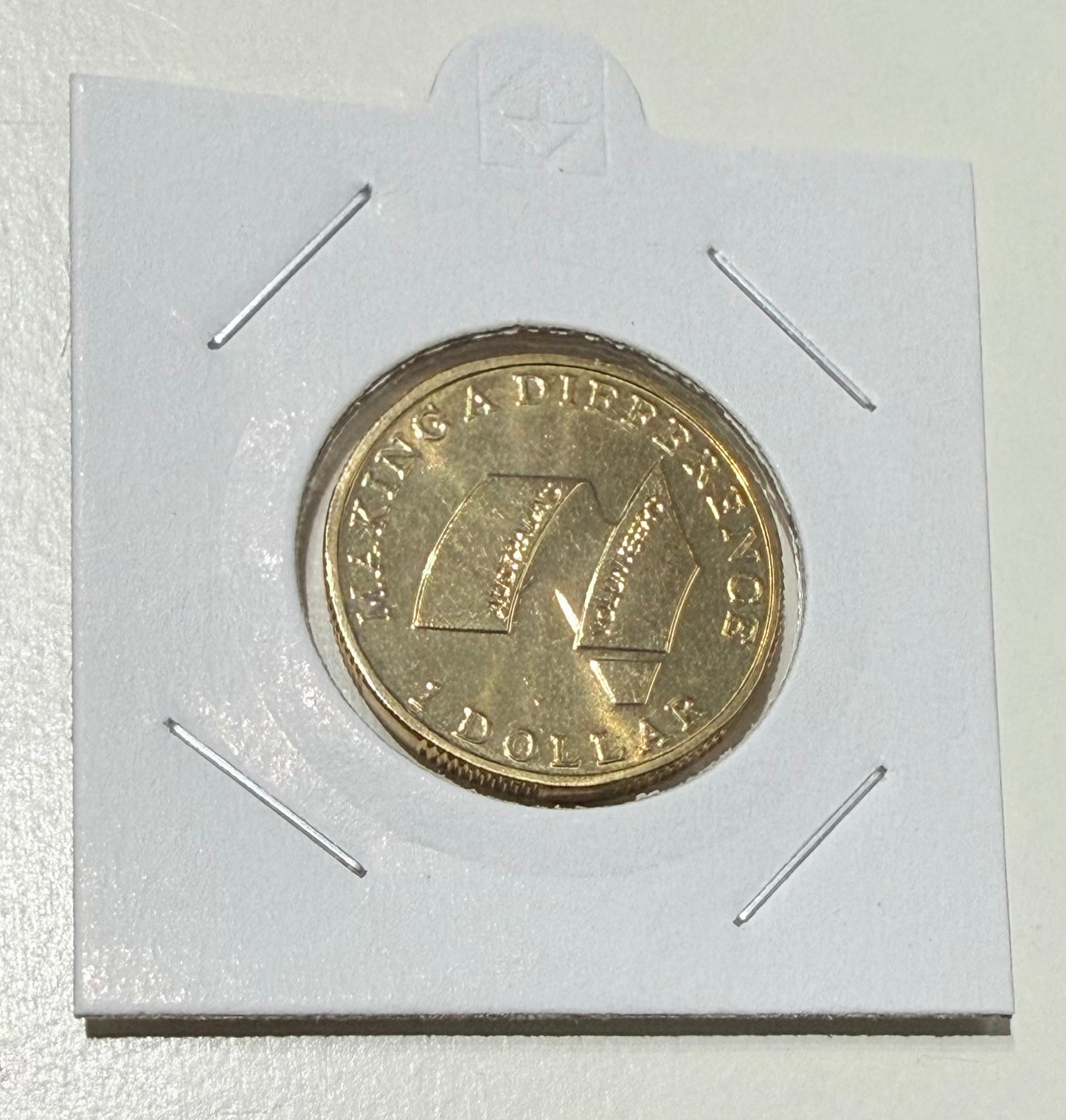 2003 $1 Coin - Australia's Volunteers - Uncirculated - ex mint set - in 2x2
